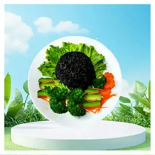 Hình ảnh Cơm gạo lứt rau củ healthy