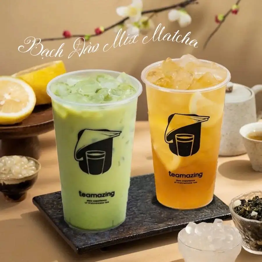 Hình ảnh COMBO BẠCH ĐÀO MIX MATCHA