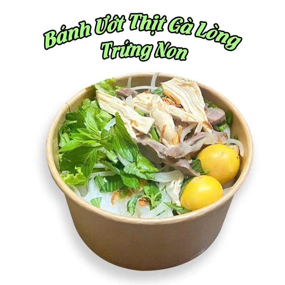 Bánh ướt thịt gà lòng trứng non  - 73.999 ₫ tại Bánh Cuốn & Bánh Ướt Út Thảo - Dương Bá Trạc