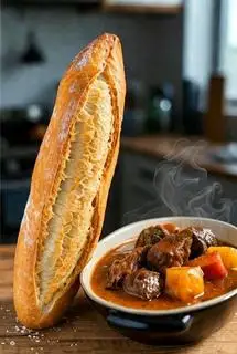 Bánh Mì Bò Kho Phần 1 Người ăn - 55.000 ₫ tại Bò Kho Cô Mười - Âu Cơ