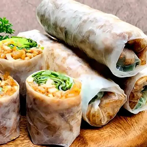 Gỏi Cuốn (Chà Bông Heo) 1cuốn chấm nước mắm Chua ngọt  - 10.000 ₫ tại Cô Liên - Gỏi Cuốn & Bò Bía - Bùi Thế Mỹ