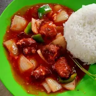 Cơm trắng sườn chua ngọt - 59.000 ₫ tại Cơm Cháy Kho Quẹt - Cơm Chiên & Mì Xào - Đường 50