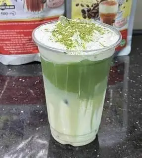 Hình ảnh Matcha latte kem muối 