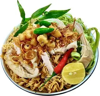Hình ảnh Mì gói Gà xé thập cẩm