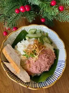 Xôi pate chả - 38.000 ₫ tại Tâm Cook Plus - Pate Cột Đèn Đặc Sản Hải Phòng - 90 Hồng Hà