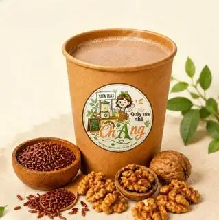 Hình ảnh Sữa gạo lứt mix óc chó 