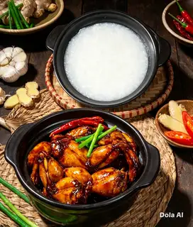 Hình ảnh Cháo ếch 2 con - cháo trắng