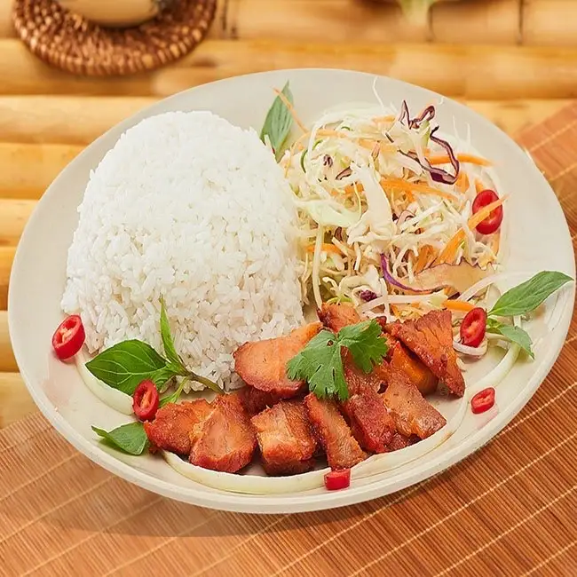 Hình ảnh Cơm thịt heo xá xíu