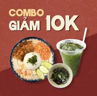 Hình ảnh 1 Cơm Tấm Ba Rọi + 1 Topping + 1 Nước Mát + 1 Canh