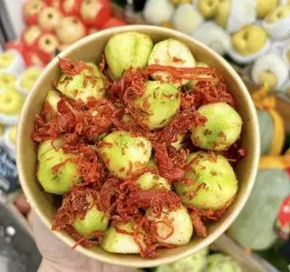 Hình ảnh Cóc Bao Tử Lắc Bò Khô Chua Cay