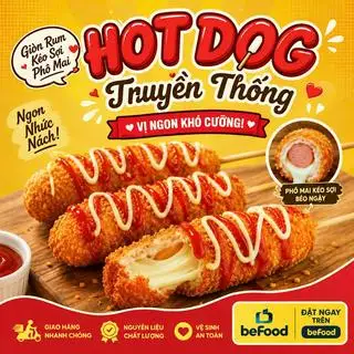 Hình ảnh Hotdog truyền thống
