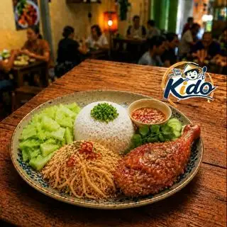 Hình ảnh Cơm Tấm Gà Sốt Mắm Tỏi