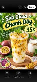 Hình ảnh Sữa chua chanh dây