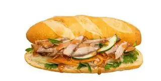 Hình ảnh Bánh Mi Đặc Biệt Chả +Thịt Nguội 