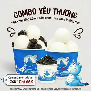 Hình ảnh Combo NĐ Sữa Chua Nếp Cẩm - Sữa Chua Trân Châu Đường Đen
