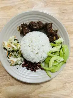 Hình ảnh cơm xườn chua ngọt