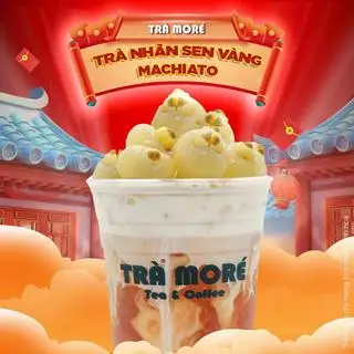 Trà Nhãn Sen Vàng Machiato (Ly Size 700ml) - 45.000 ₫ tại TRÀ MORÉ - Trà Trái Cây, Trà Sữa & Cà Phê - Nguyễn Phúc Nguyên