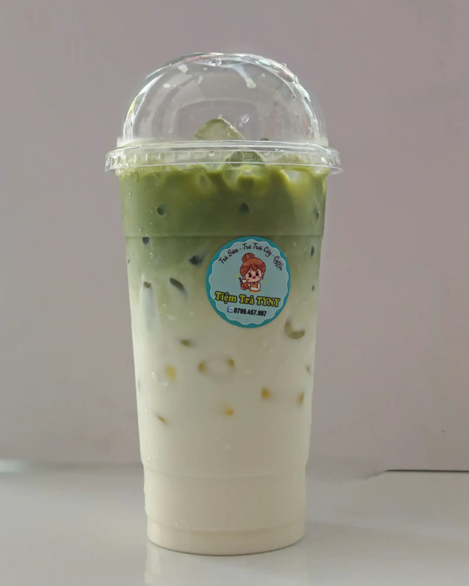 Matcha dưa lưới - 38.000 ₫ tại Tiệm Trà Tyny - Matcha Latte - Dương Bá Trạc