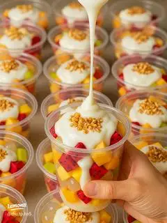 Hình ảnh Trái cây dầm sữa chua