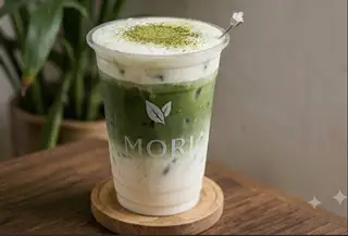 Hình ảnh Matcha latte kem muối