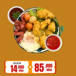 Hình ảnh Mì Trộn Indomie Gà Popcorn
