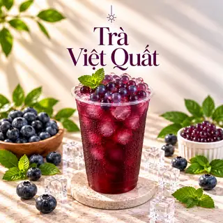 Hình ảnh Trà việt quất bạc hà