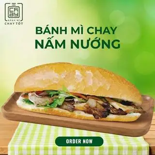 Bánh mì chay nấm nướng - 41.000 ₫ tại Bánh Mì Chay Tốt - Bánh Bao Chay & Bánh Giò Chay - Hoàng Sa
