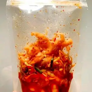 Hình ảnh Chân Gà Rút Xương Trộn Mắm Thái mix Cóc hoặc xoài - 10 Chân