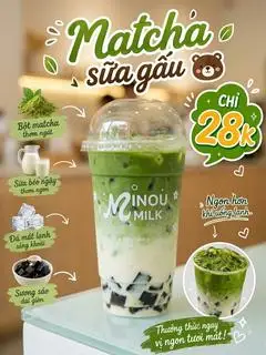 Hình ảnh Matcha sữa gấu