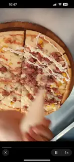 piza bò + ly coca - 140.000 ₫ tại Khoai Lang Bong Bóng Sonic - Bùi Minh Trực