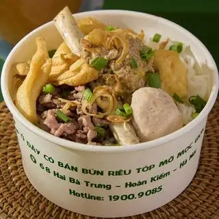 Hình ảnh Bún riêu tóp mỡ đầy đủ