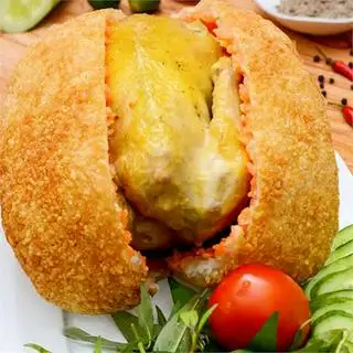Hình ảnh gà bó xôi cả con