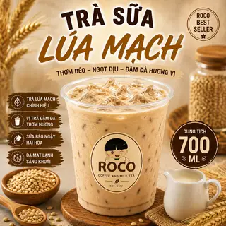 Trà Sữa Lúa Mạch - 25.000 ₫ tại Roco Trà Sữa Trân Châu Dừa - Phú Định