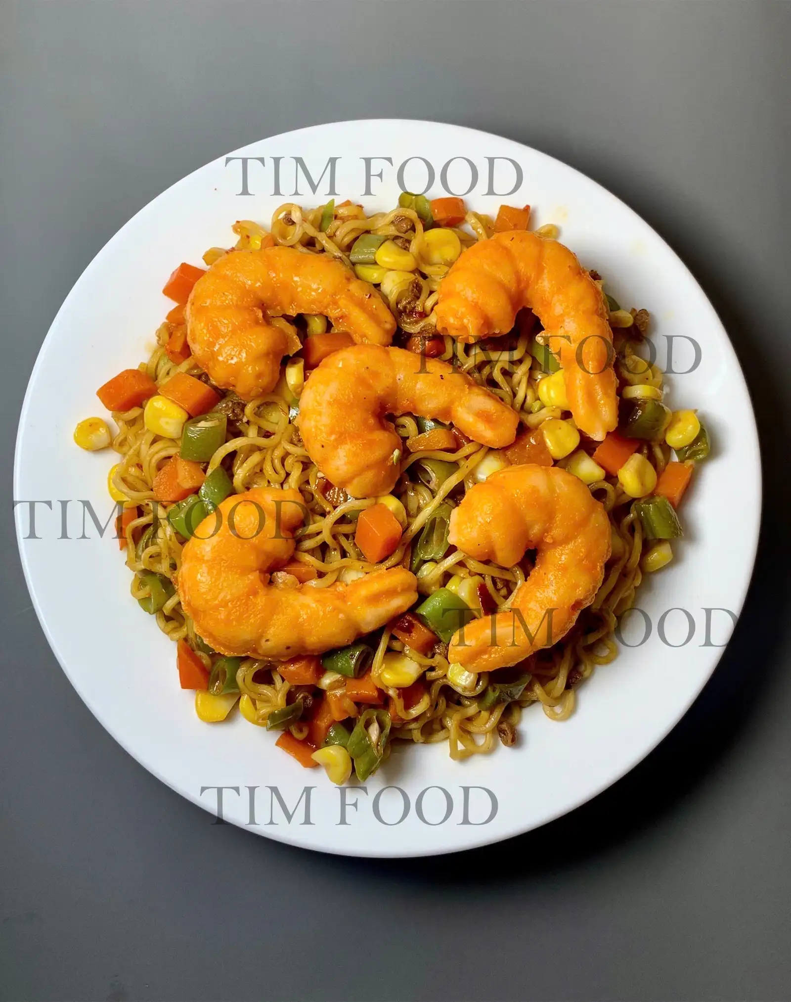 Hình ảnh Mì Trộn Tôm Surimi