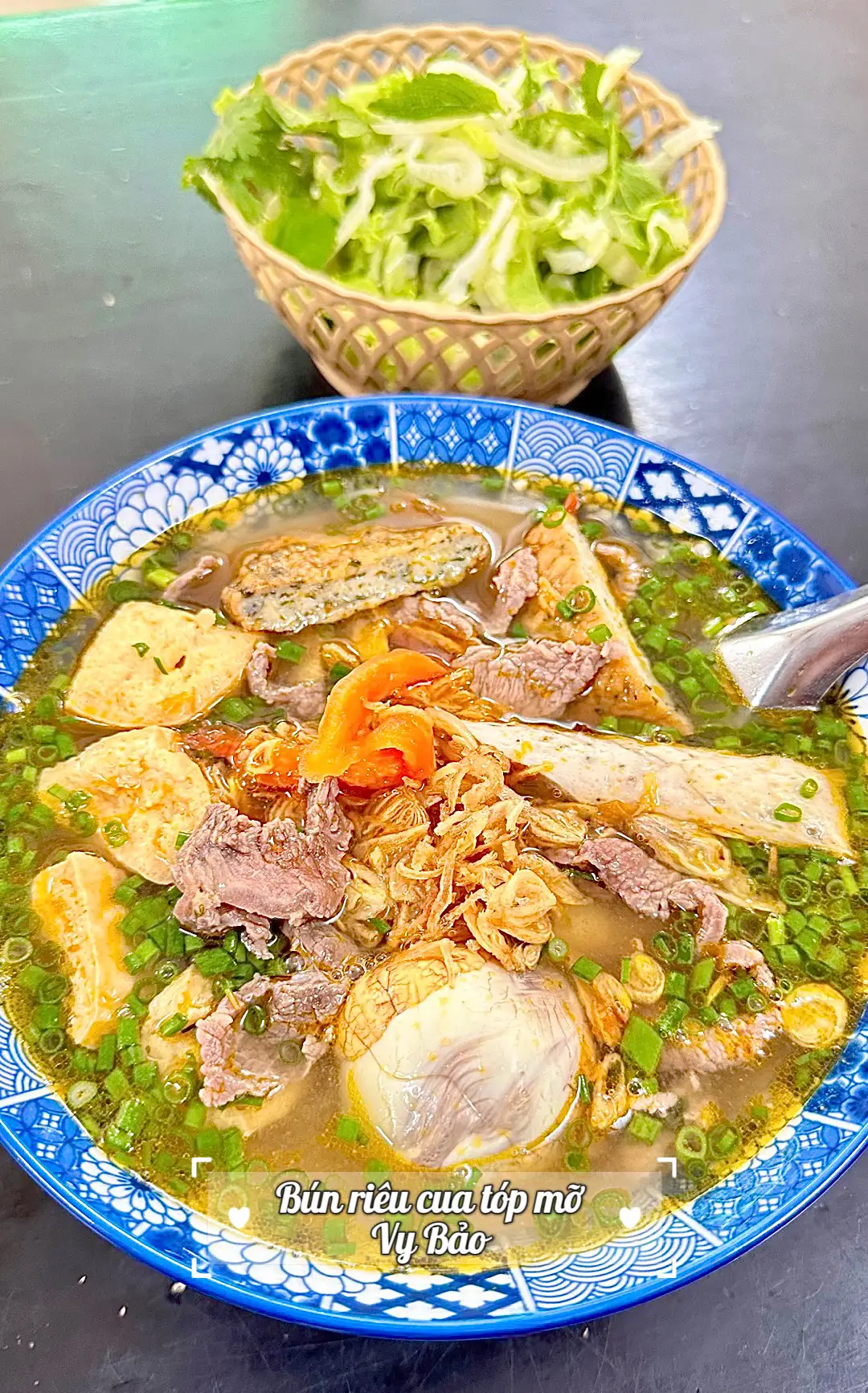 Hình ảnh Bún riêu cua đậu 2 TRỨNG