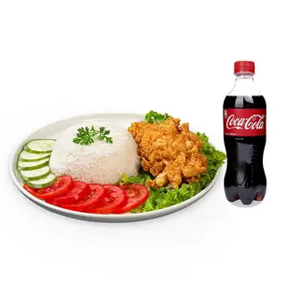 Hình ảnh Combo Cơm gà tắm mắm + nước