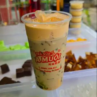 Hình ảnh Trà sữa kem trứng full topping 
