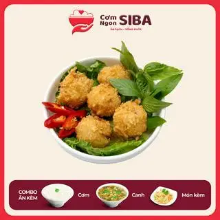 Hình ảnh Cơm gà viên chiên xù