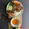 Bún thịt nướng + chả giò - 50.000 ₫ tại Kiến Than - Bún Thịt Nướng - Đường số 10