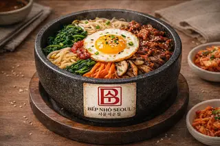 Hình ảnh Combo7: Cơm trộn Bibimbap + Mandu chiên