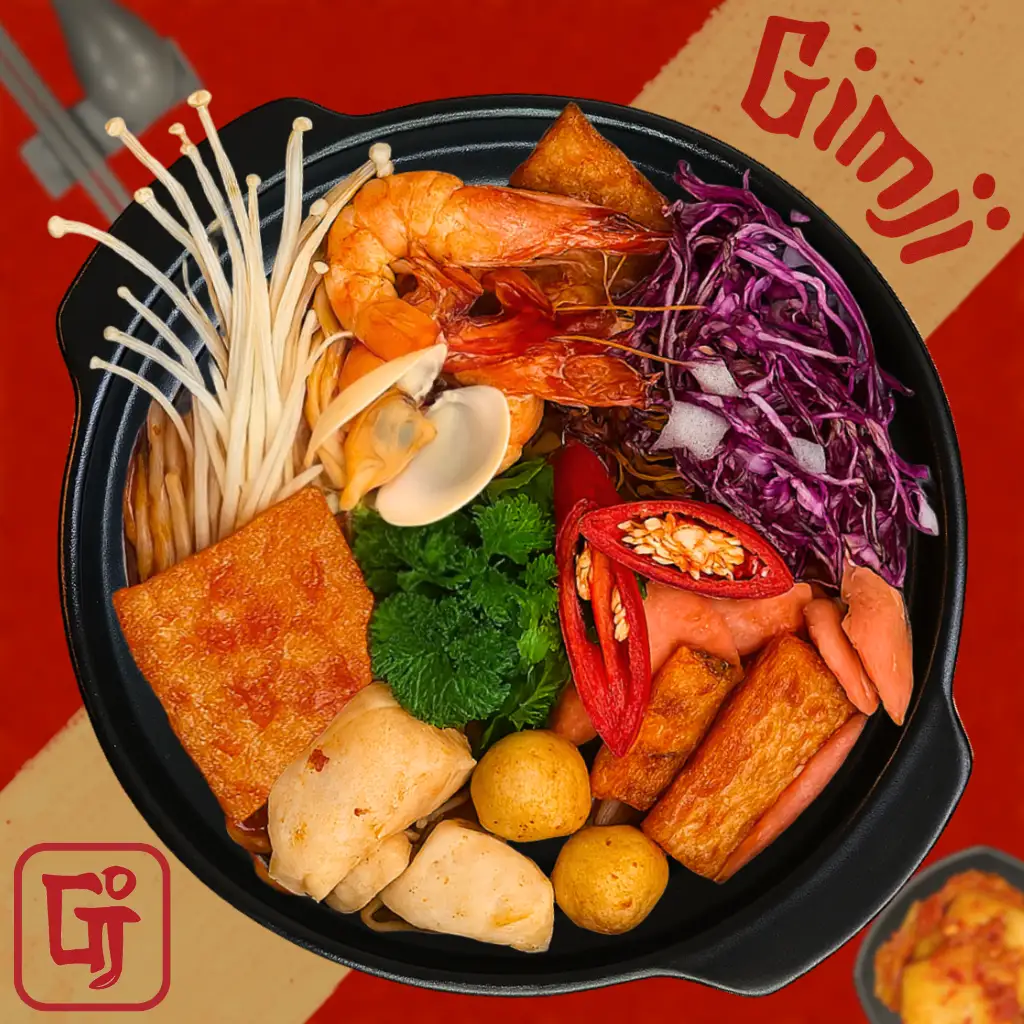 Mì Cay Kimchi Hải Sản - 75.000 ₫ tại Gimji Quán Ăn Hàn Quốc - Korean Fast Food - Sư Vạn Hạnh