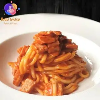 Hình ảnh Mì Ý spaghetti thịt nguội