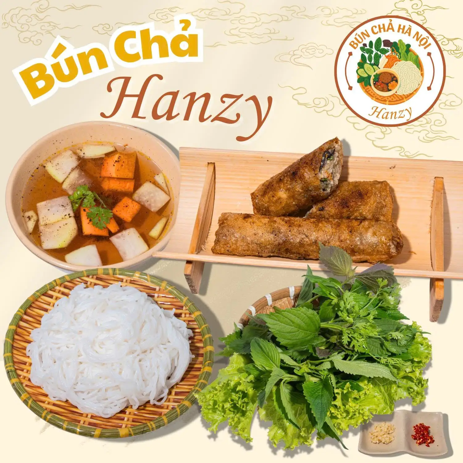 Bún nem - 48.000 ₫ tại Bún Chả Hà Nội Hanzy - Đông Hưng Thuận 38