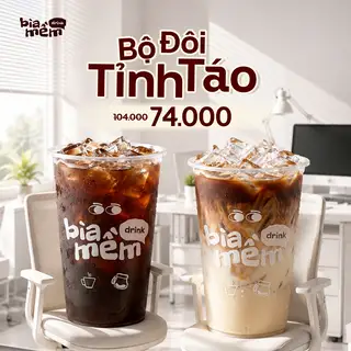 Hình ảnh Combo Cà phê: Bộ Đôi Tỉnh Táo