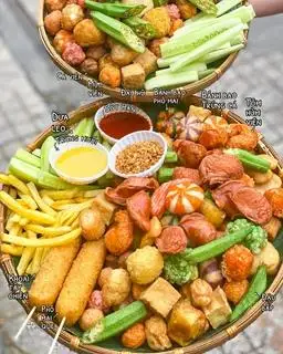 Hình ảnh salecombo ăn vặt 35 viên chiên các loại