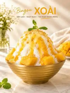 Bingsu Xoài - 138.000 ₫ tại 0°C Bingsu & Tea - Coffee - Đường Số 17A