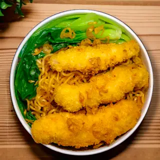 Hình ảnh Mì Trộn INDO Gà Rán Không Xương Chiên Giòn
