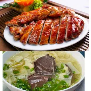 Hình ảnh COMBO: Nửa Con Vịt Quay TO + 1 Bát Canh Măng Tiết Nóng Hổi