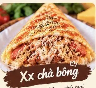 Hình ảnh Crepes Xúc Xích Chà Bông
