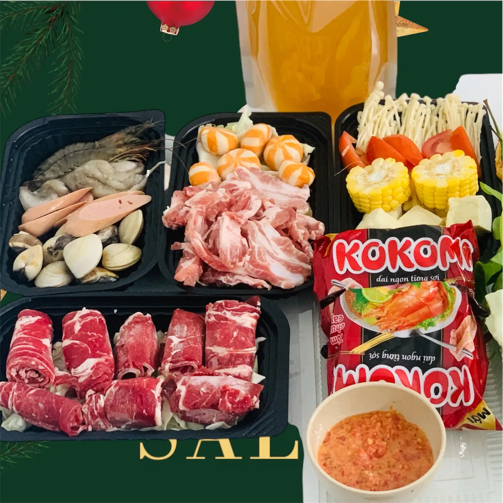Hình ảnh sét lẩu thái 2 người